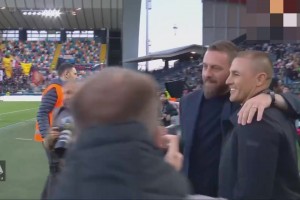 淚目！德羅西和卡納瓦羅賽前互相擁抱